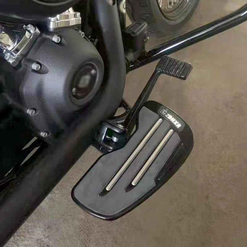 Передние Подножки для всадника подножки Harley FXLR низкий всадник Fat Boy разрыв Softail Slim