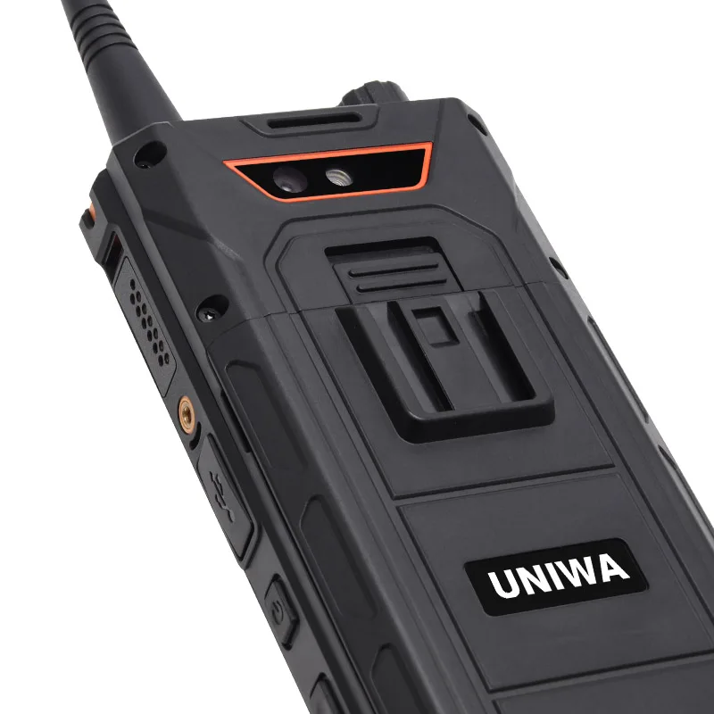 UNIWA P4 Octa Core Mobile Phone 4G 64G IP68 Waterproof Cellphone 4W DMR Analog Walkie Talkie 3000mAh Android 9 Smartphone MT6762