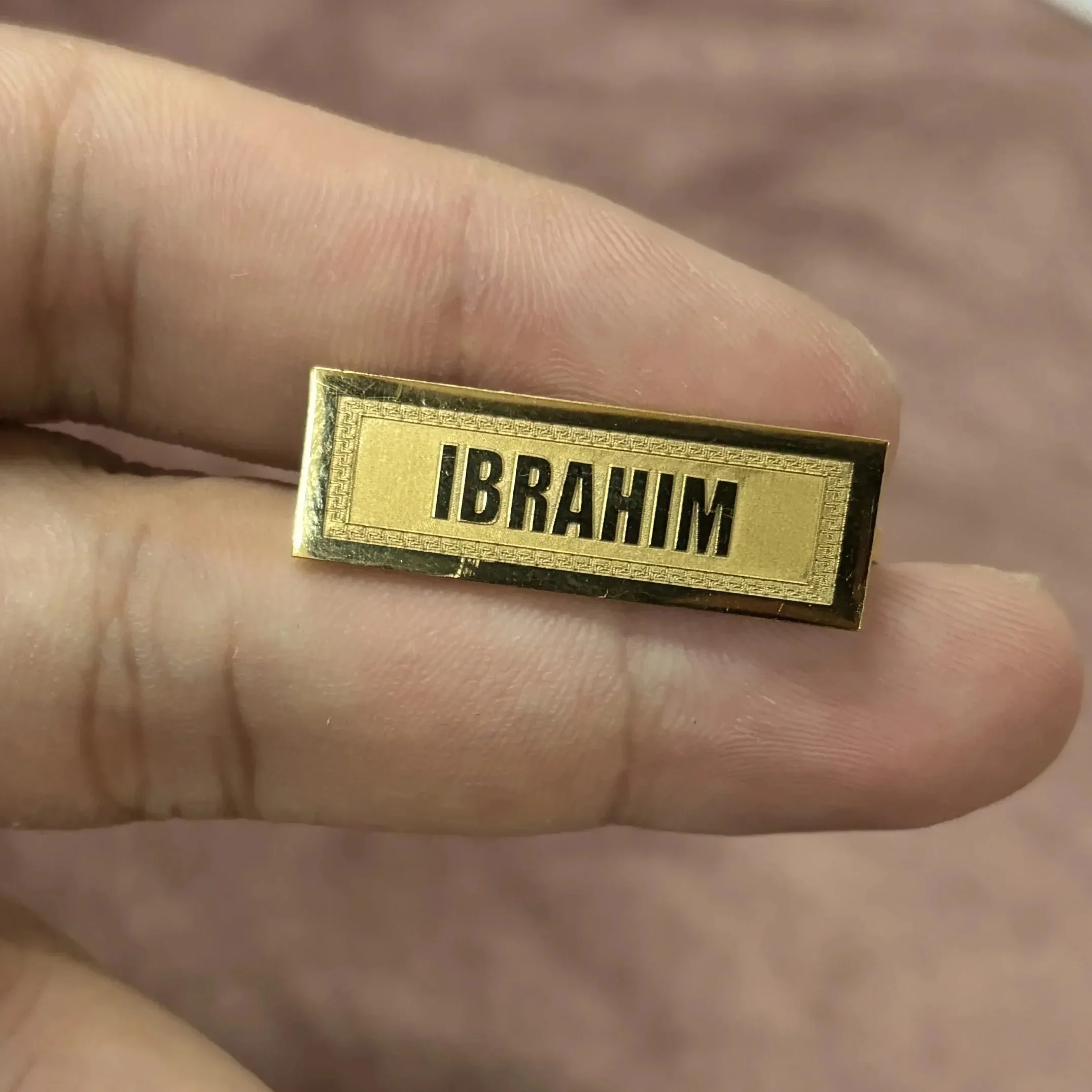 Индивидуальное детское кольцо с табличкой сделай сам персонализированное