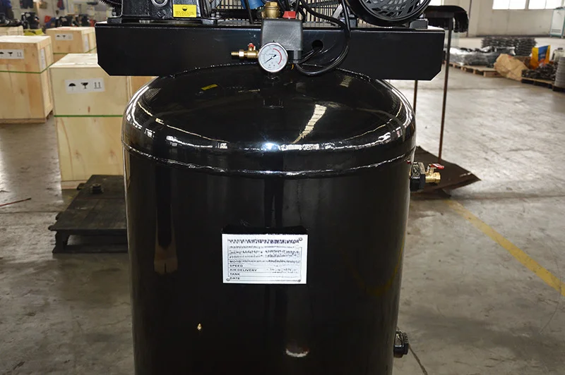 Вертикальный бак с приводом двигателя 3065 поршневой воздушный компрессор 4