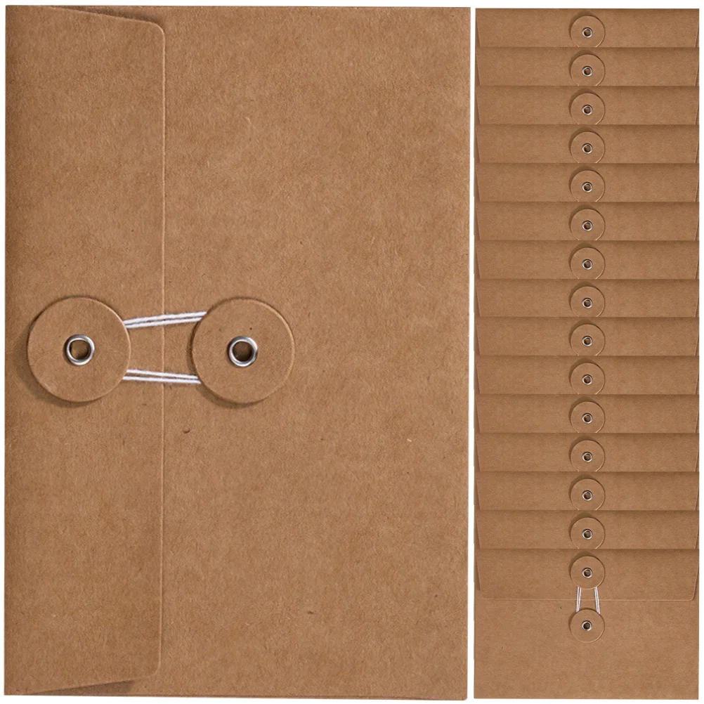 

30 Pcs Kraft Envelope Envelopes Letter Writing Pocket Organizer Pouch Supplies Simple Style Paper Holders Covers Multifunction