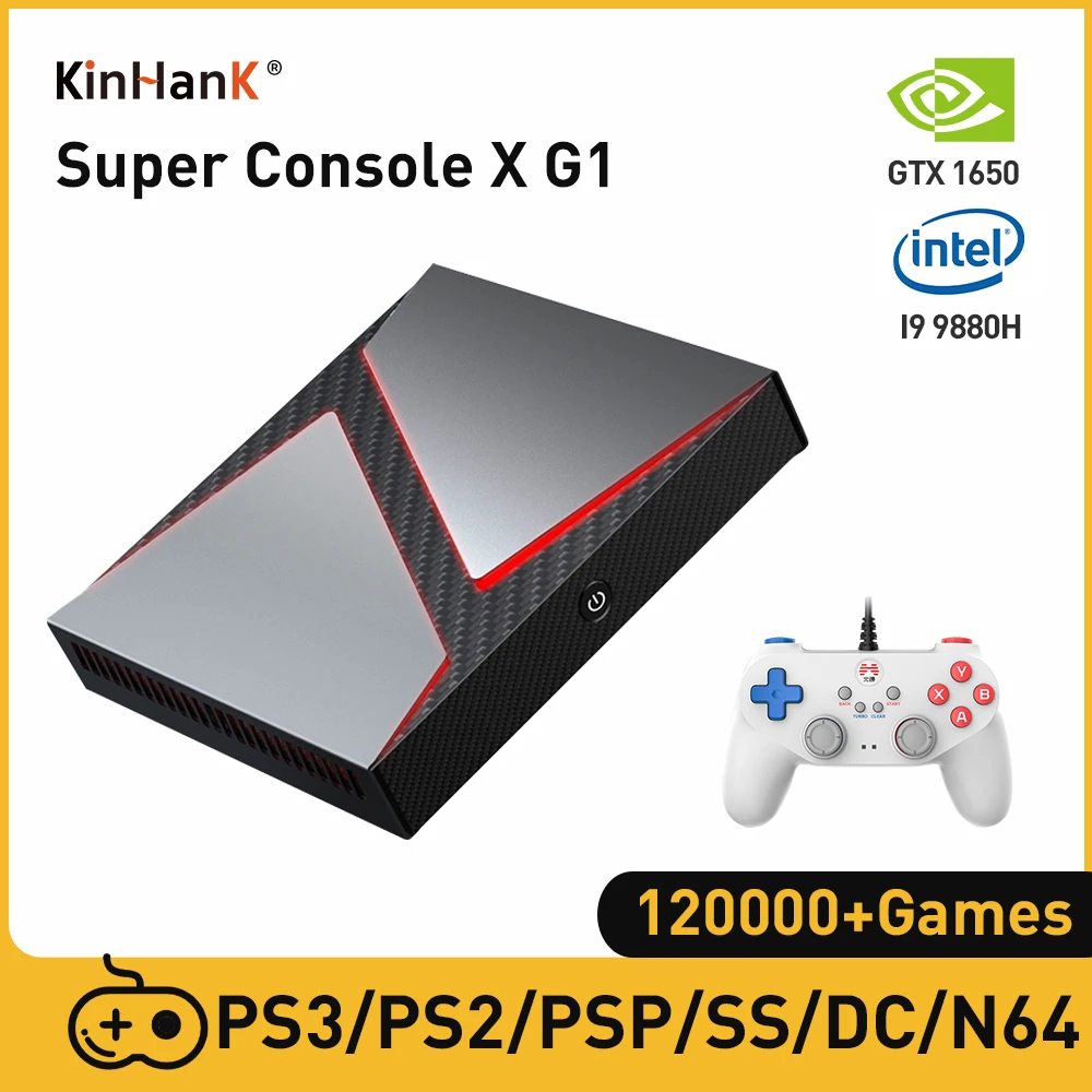 KINHANSuper Console X G1 with 120000 Games for PS3/PS2/WII/WIIU/SS with Nvidia GTX 1650 4G Graphics Win 11 Pro And Batocera 33