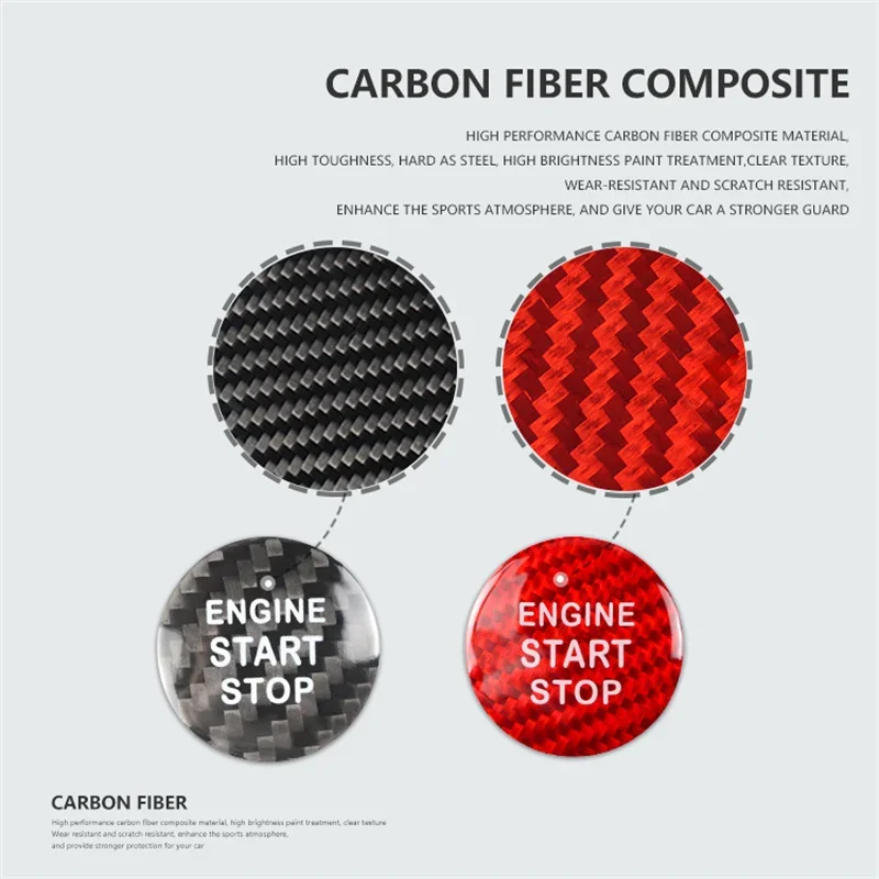 Для Lexus RC автомобильный двигатель кнопка запуска и остановки наклейка из