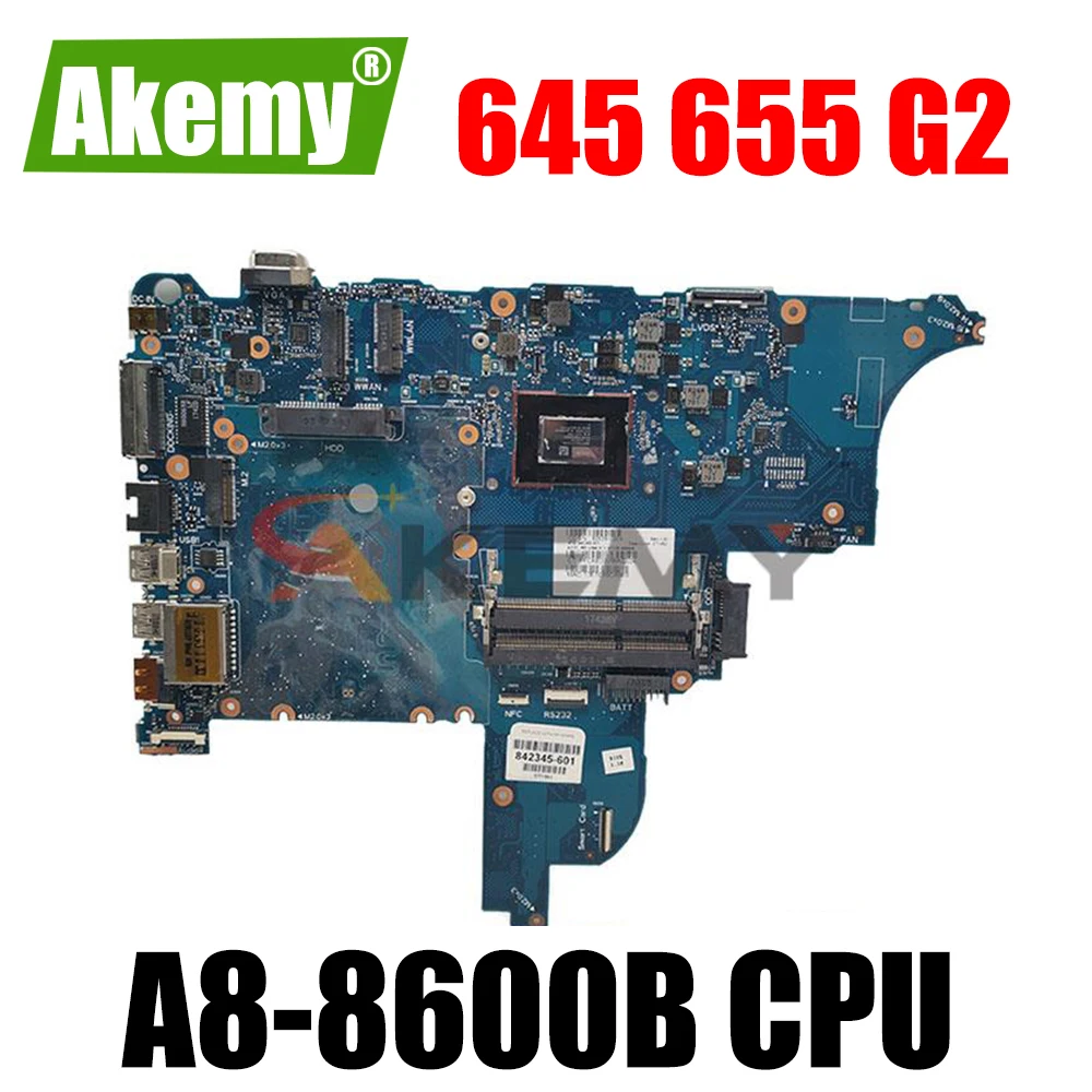 

Материнская плата для ноутбука HP ProBook 645 G2 655 G2 842347-001 6050A2723801-MB-A02 материнская плата A8-8600B CPU 100% полностью протестирована