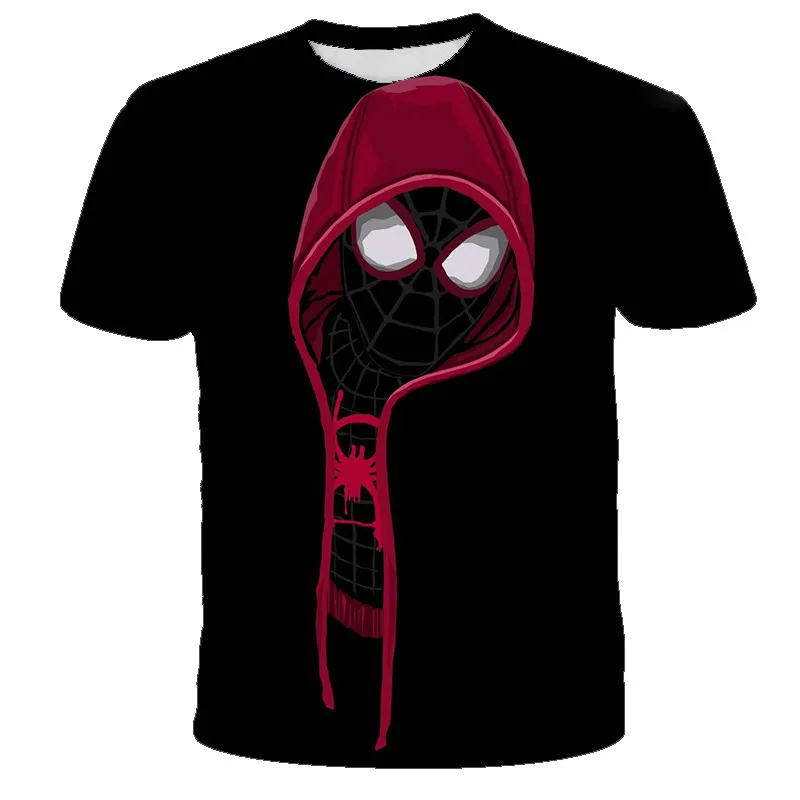 

Marvel Men's 3D Printing Spiderman Pattern Summer Fashion Print T-shirt Short Sleeve Casual Breathable Funny T-shirt Top2022
