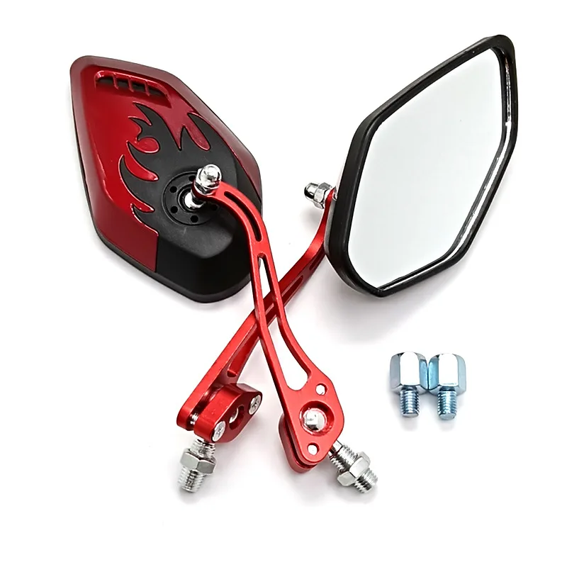 

Universial Motorcycle 8MM 10MM RearView Mirrors With Changable Screws For Yamaha FZ1 FAZER FZ6 FZ6R FZ8 XJ6 MT-07 MT-09 FZ-09