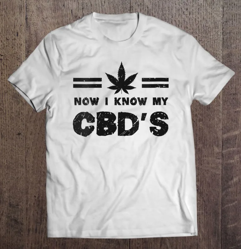 

Теперь я знаю мои Cbds, забавная Мужская футболка с конопляным принтом, Мужская футболка большого размера, винтажная простая Эстетическая оде...