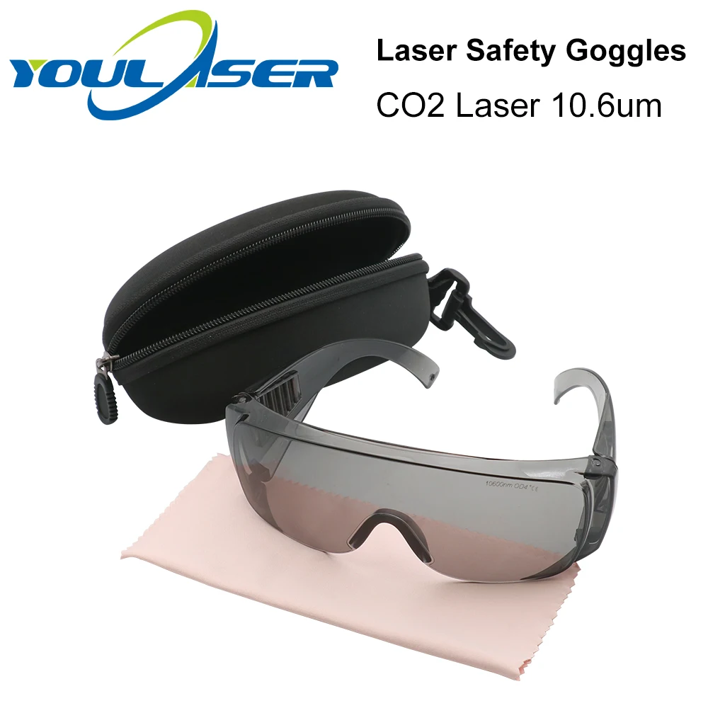Лазерные защитные очки YOULASER 10600 нм защита OD4 + CE для CO2 лазерная резка