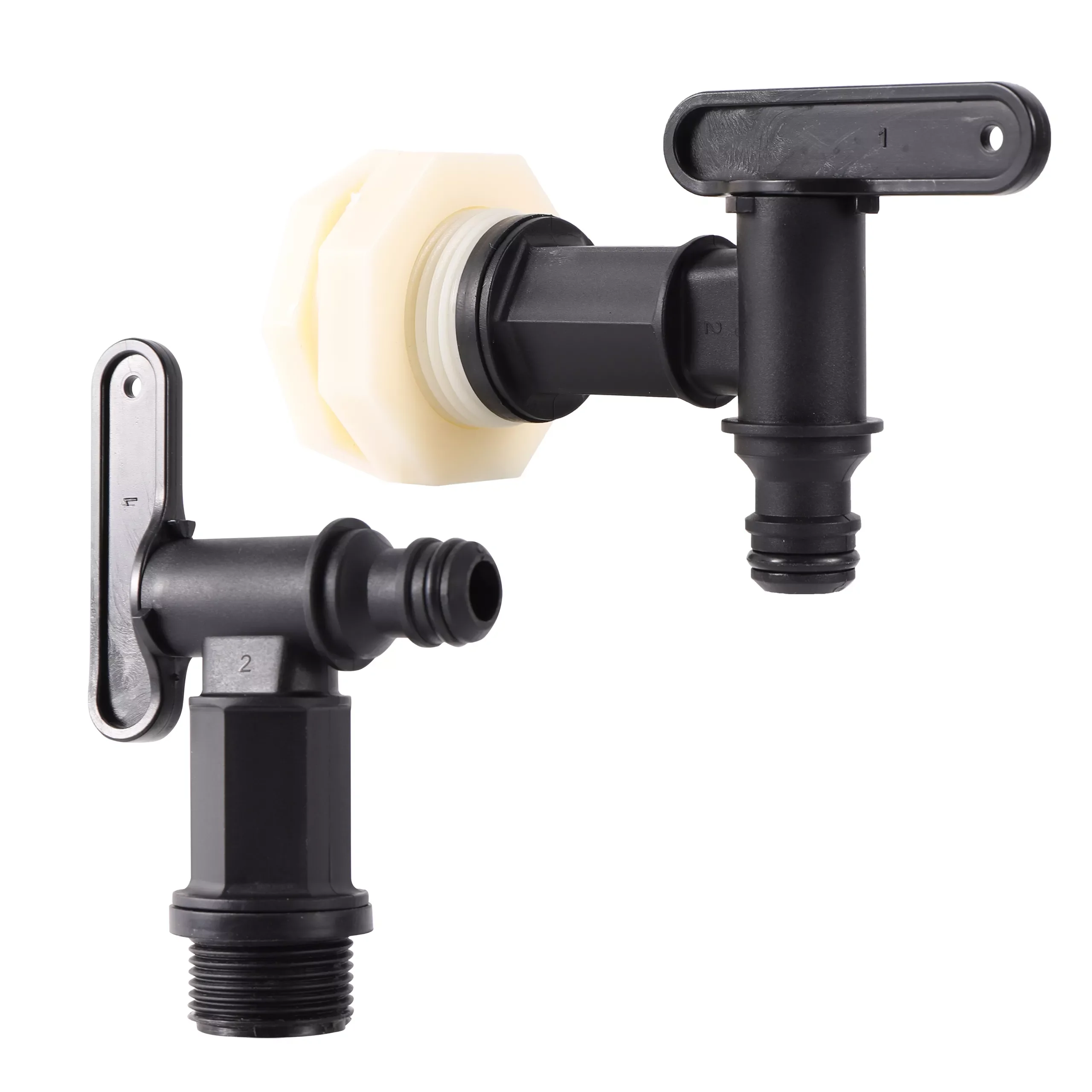

IBC Tank Tap Garden Irrigation Hose Connector Valve Aquarium Fish Tank Replacement Valve 3/4" Thread Water Control Switch 1