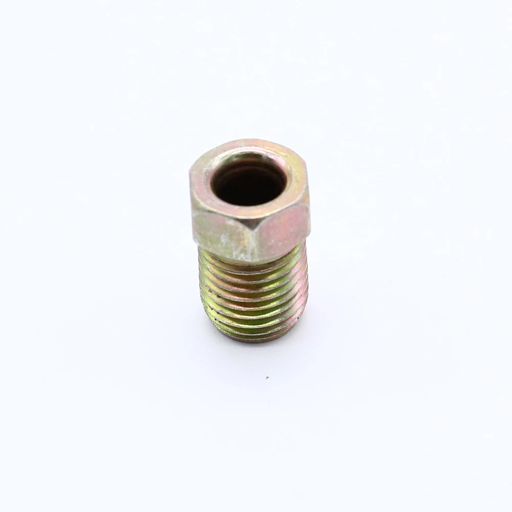 

Brake Line Fitting Tube Brake Line 20 Pieces 3/16 Tube 3/8-24 Thread Brake Direct Replacement Line Metal(Zinc)