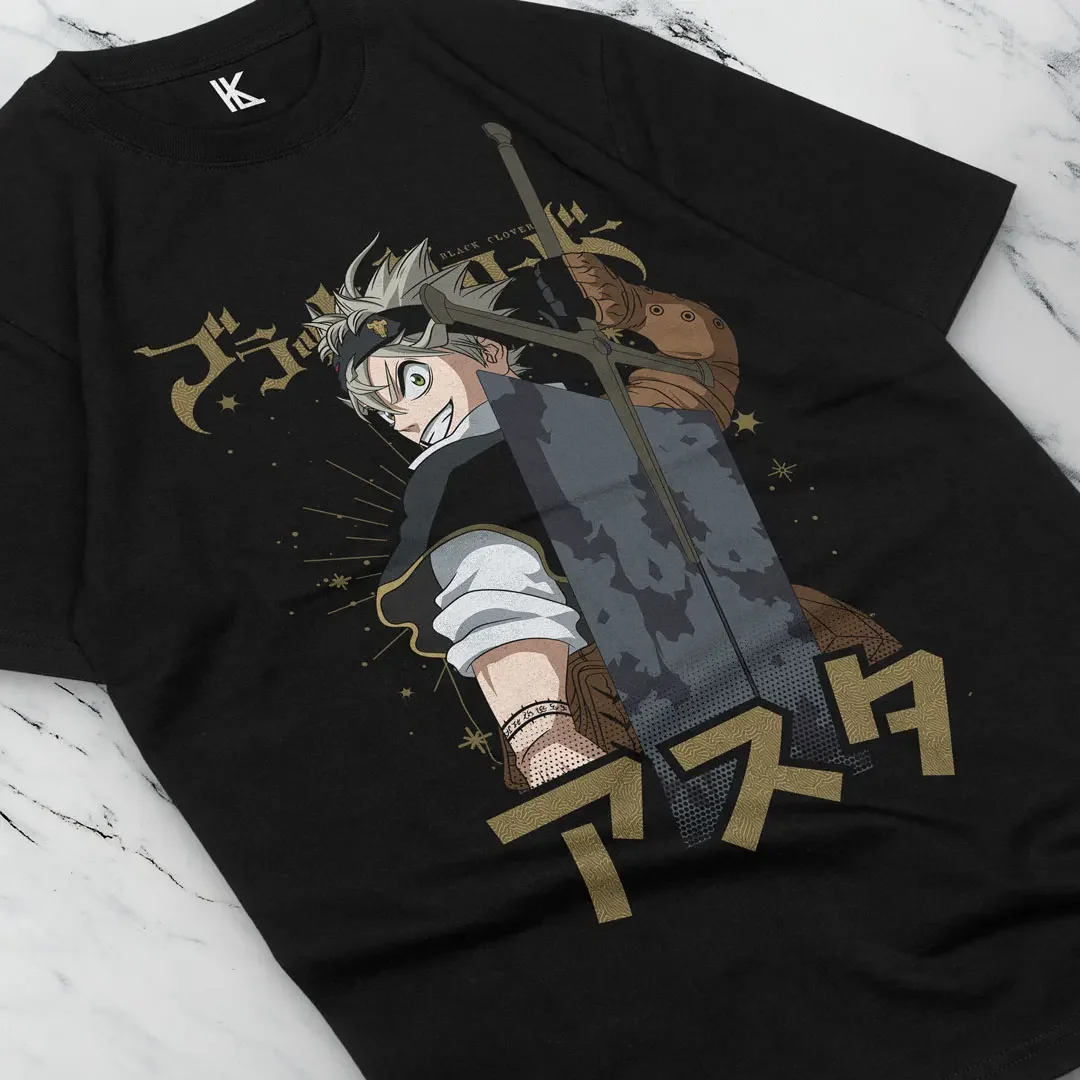 Футболка Black Clover Asta Yami Sukehiro Yuno с аниме Luck Voltia Shirt