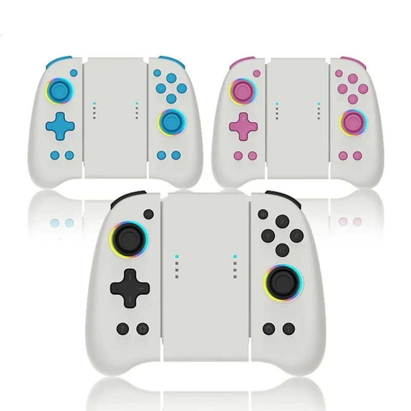 

Przełącznik OLED Bezprzewodowy Pad Do Gier NS Joy-pad Kontroler Bluetooth Z Kolorowe Światła Uchwyt Do Gier Na Nintendo Przełącz