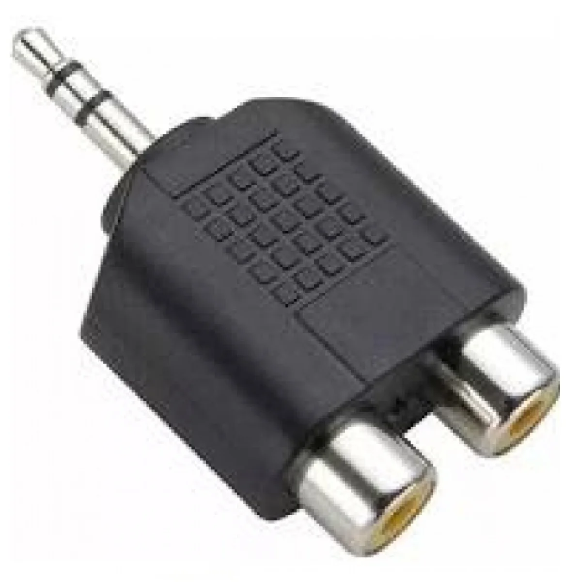 

Plug Conector Adaptador 2X Rca Femea P 1 X P2 Macho Le5508