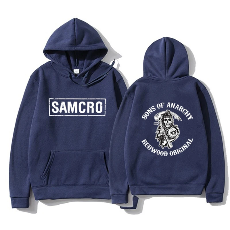 Свитшоты с надписью Sons of толстовки анархия Женская толстовка принтом SOA Мужская
