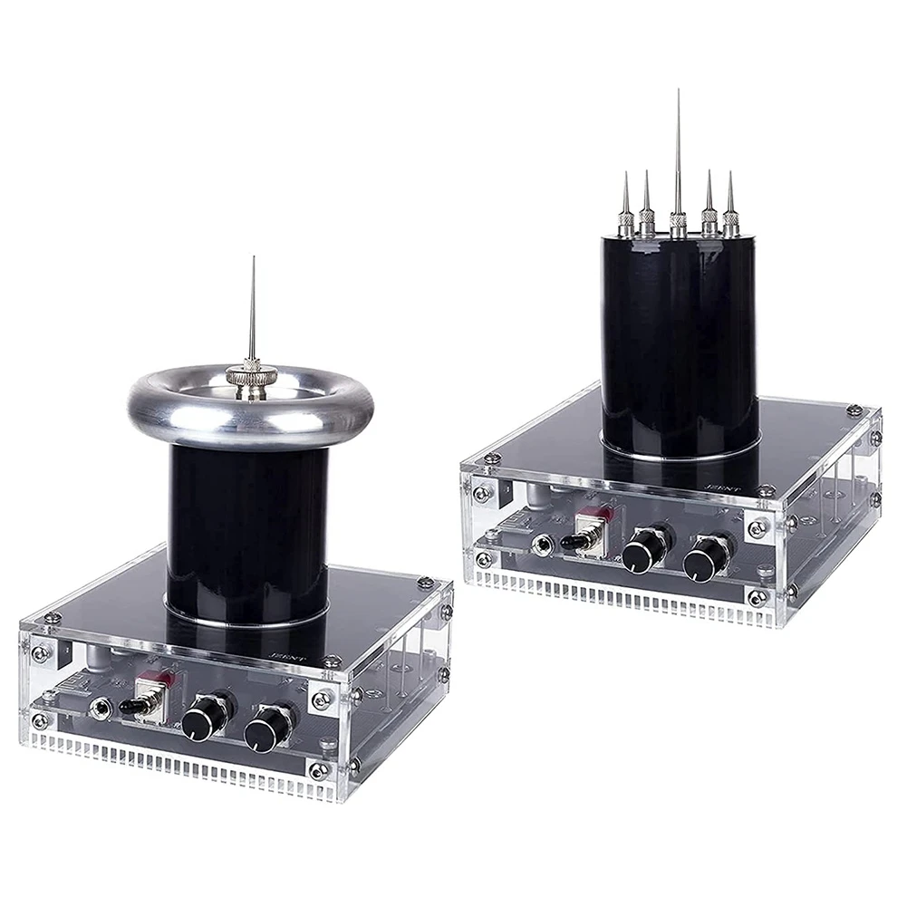 

2 in 1 Multifunction Bluetooth Square Wave Music Tesla Coil Scientific Wireless Transmission Model Toy US Plug