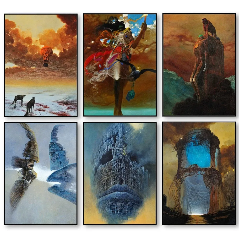 Картина на холсте Zdzislaw Beksinski