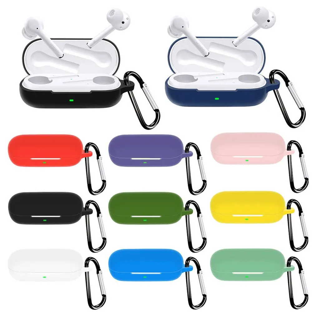 Противоударный силиконовый чехол для Huawei Freebuds 3i Honor FlyPods 3 защитный беспроводных