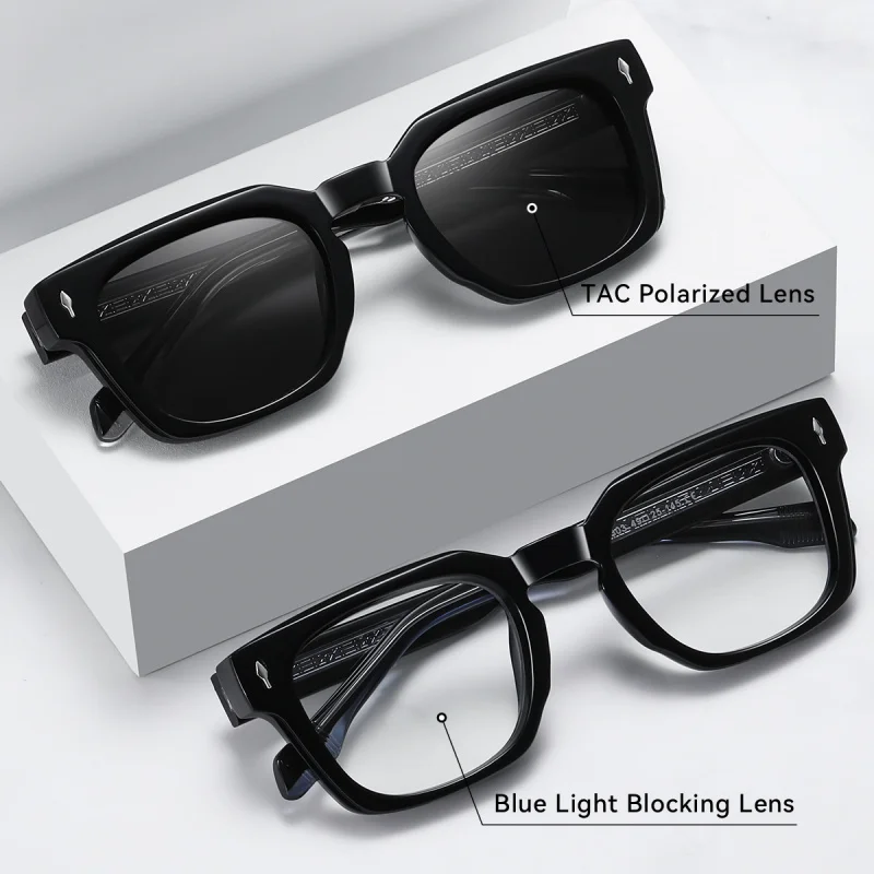 Мужские солнцезащитные очки2024Осенние Amazon с пропионной кислотой мужские очки