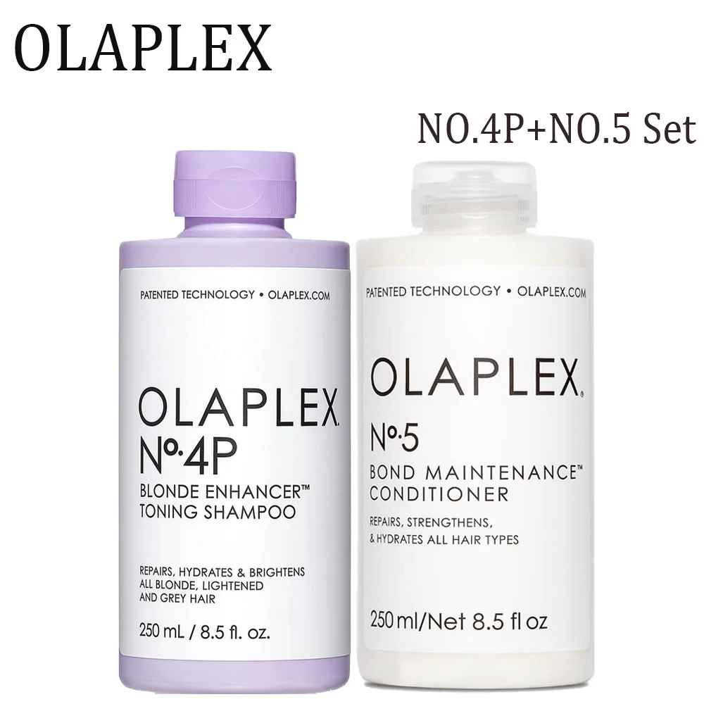 

Olaplex No.4P+No.5 Original Shampoo And Conditioner Set Repair Strengthen Hydrate All Hair Types Professional Hair Care 250ML
