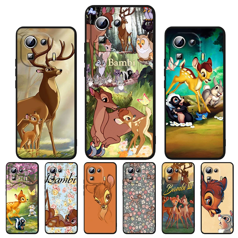 

Bambi deer cute Silicone Soft Cover For Xiaomi Mi 12 11i 11 10T 9T 9 Note 10 Ultra Lite Pro 5G Phone Case