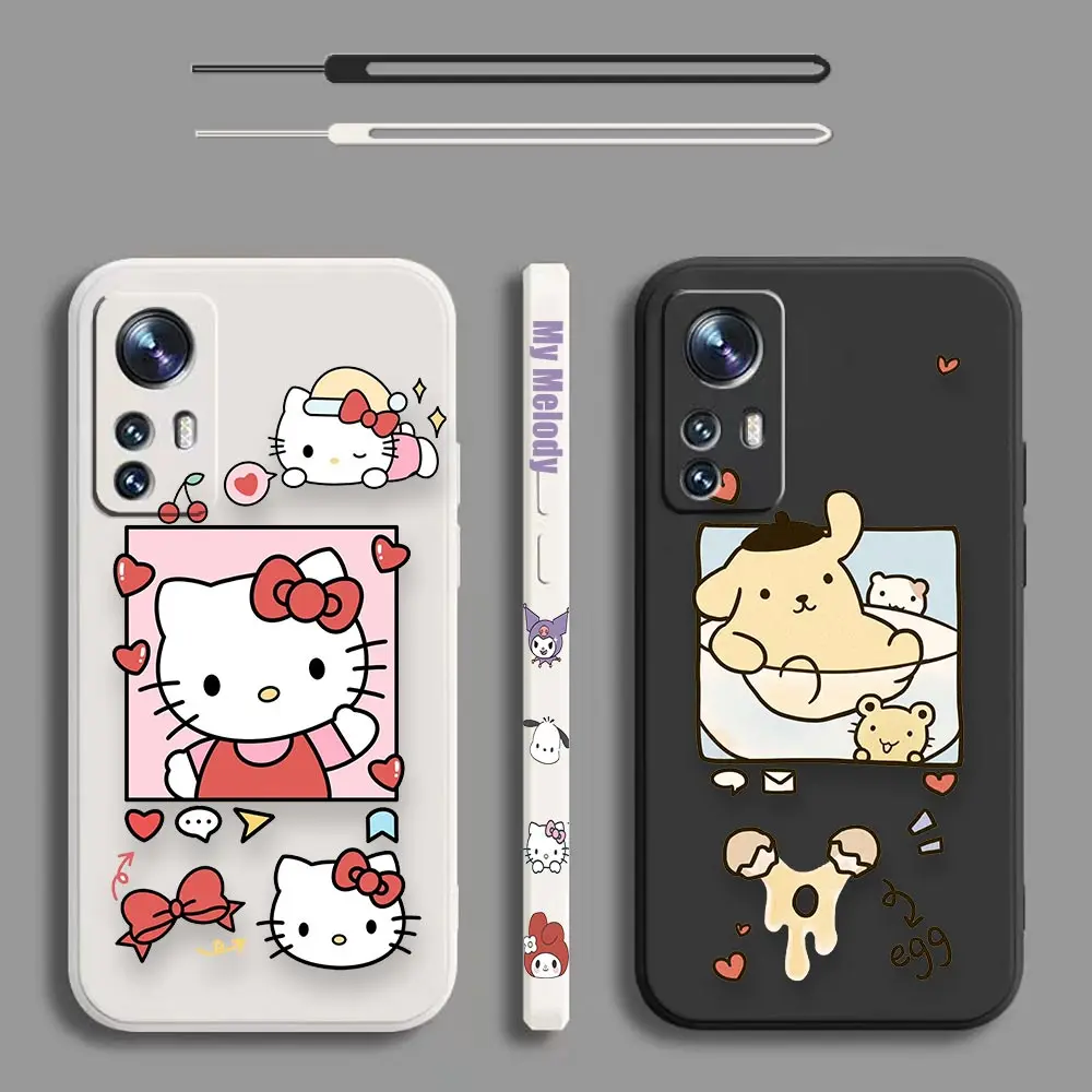 

My Melody Kitty Sanrio Anime Case For Xiaomi 13 12T 12 11 11T 10 10T 10S 9SE 9 CC9 8SE 8 A3 Lite Pro Ultra Tpro Cover Funda Capa