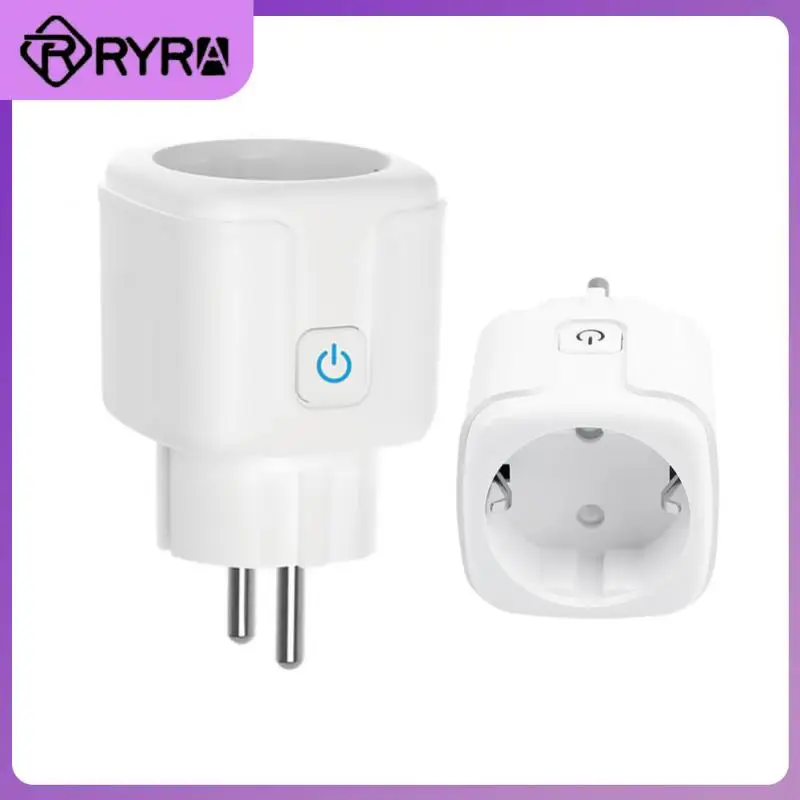 

Zigbee Smart Plug 20a 20a Eu Adapter Socket Tuya Timer Smart Plug Smart Home Fire Retardant Zigbee Plug Wireless Remote Plug