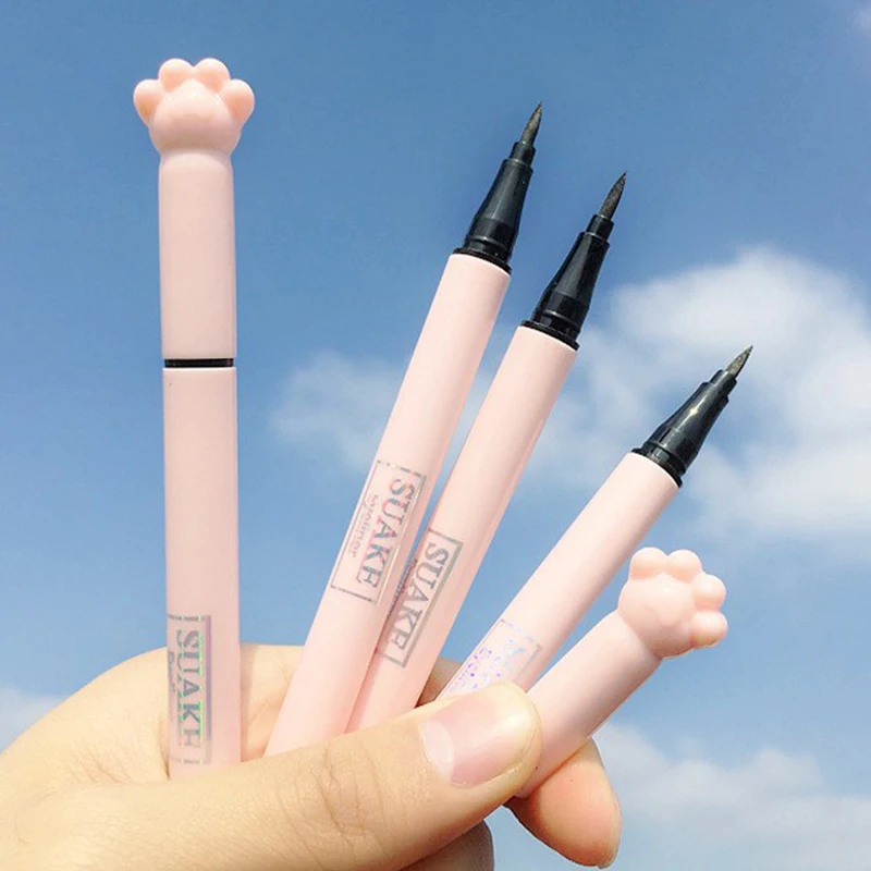 

6 Colors Smooth Liquid Eyeliner Waterproof Not Blooming Makeup Eye Liner Long Lasting Black Brown White Eyeliner Cosmetic