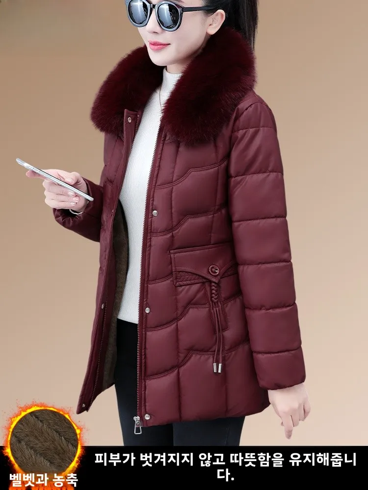 Пальто средней длины с хлопковой подкладкой Woodpecker. Женская зимняя куртка новинка