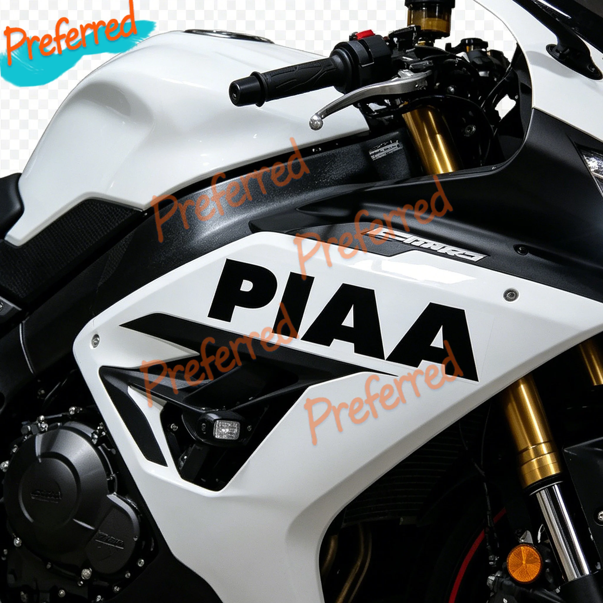 Фото 2x наклейки PIAA PAIR STICKERS с черной графикой, наклейки-декали для внедорожников 4X4, настраиваемые в любом размере - без фона №2