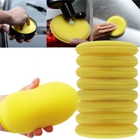 12pcs car waxing wax polish foam sponge fine applicator pads special for car automotive care supplies vehicle glass cleaning