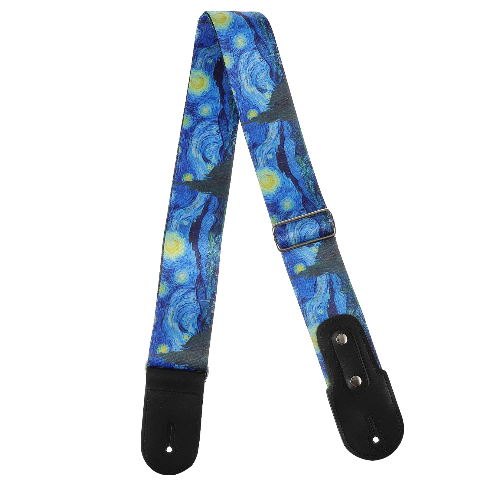 

Guitar Strap Partsacoustic Painting Printed Shoulder Bass Electric Belt