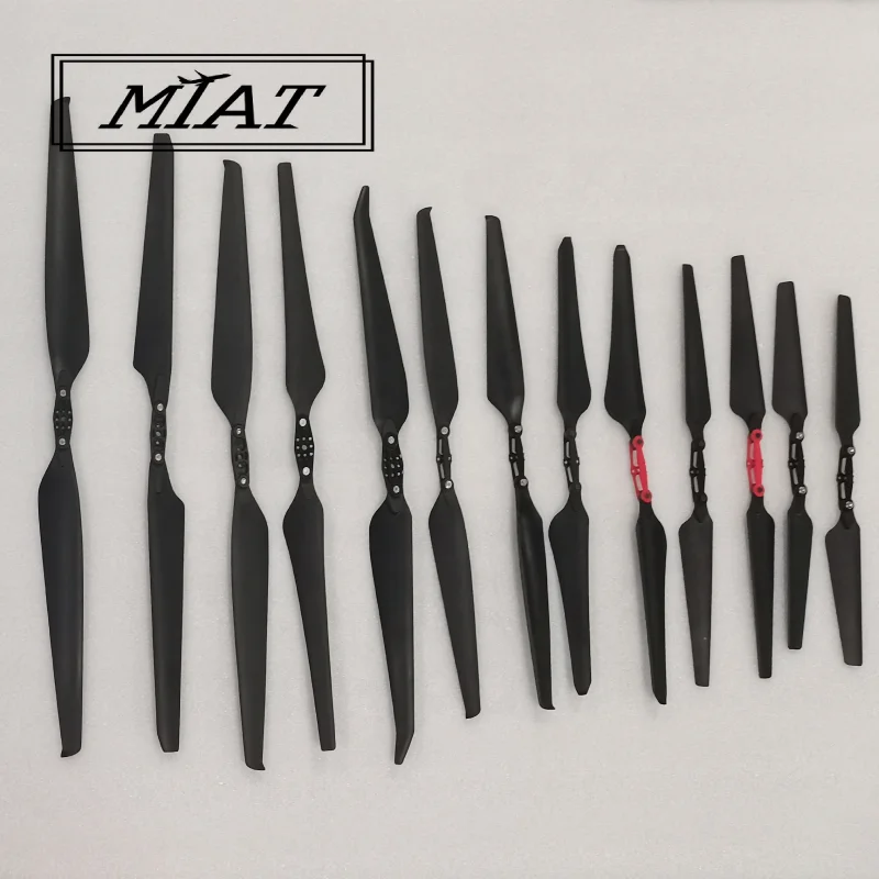 

MIAT складной пропеллер 40 дюймов 34 дюйма 30 дюймов 28 дюймов 22 дюйма 15 дюймов реквизит для дрона для защиты сельскохозяйственных растений БПЛА а...