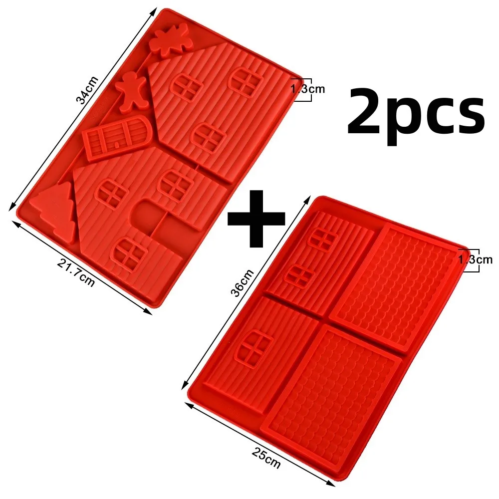 

Силиконовая форма для торта 3D Рождественский домик