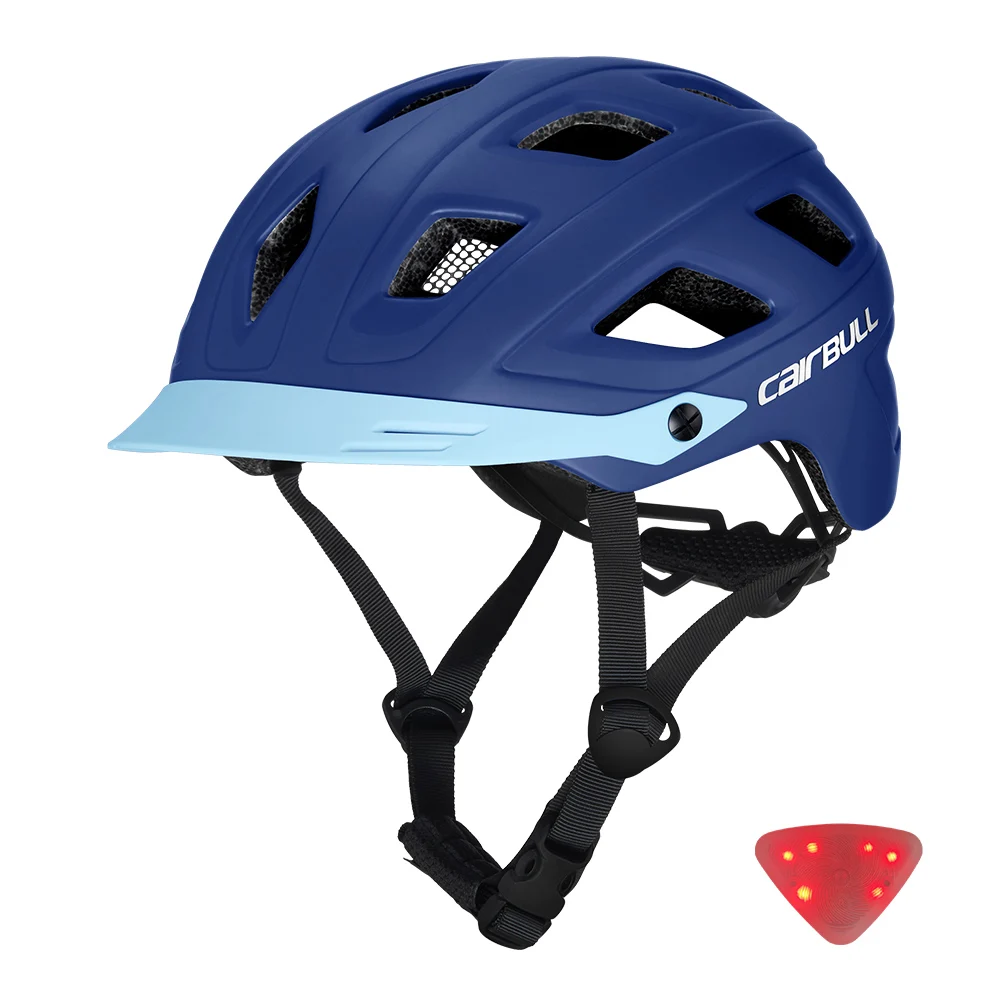 

CAIRBULL Central 2023 City Commuter Leisure Cycling Helmet with Removable brim Tail Light