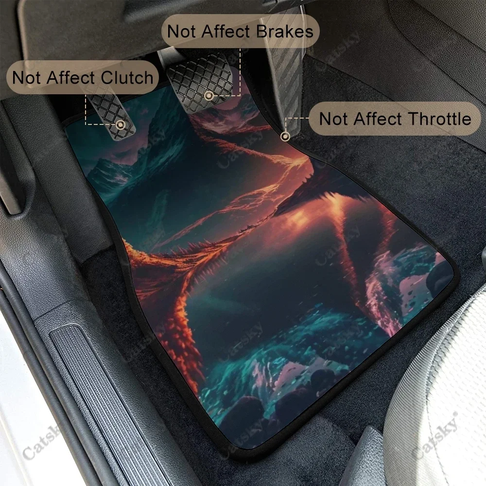 Ландшафтные обои автомобильные коврики узоры подходят для большинства