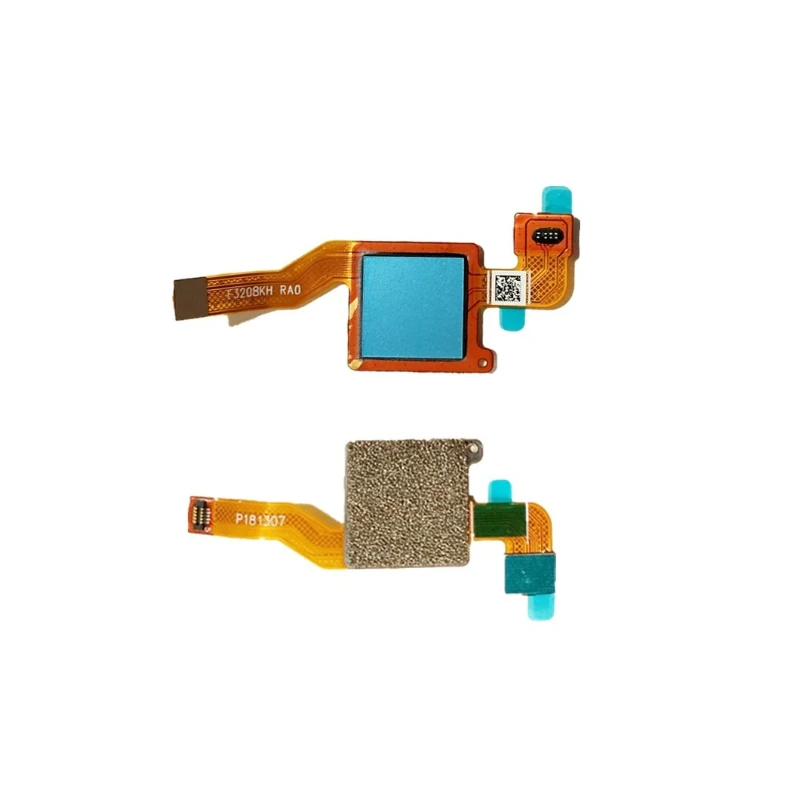 Гибкий кабель для сканера отпечатков пальцев Xiaomi Redmi Note 5, синий, мобильные телефоны, запчасти, телефонная связь.