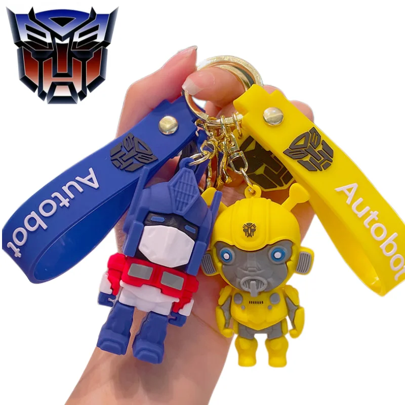 

Transformers New animation peripheral cartoon Optimus Prime Bumblebee doll creative personality key chain pendant gift wholesale