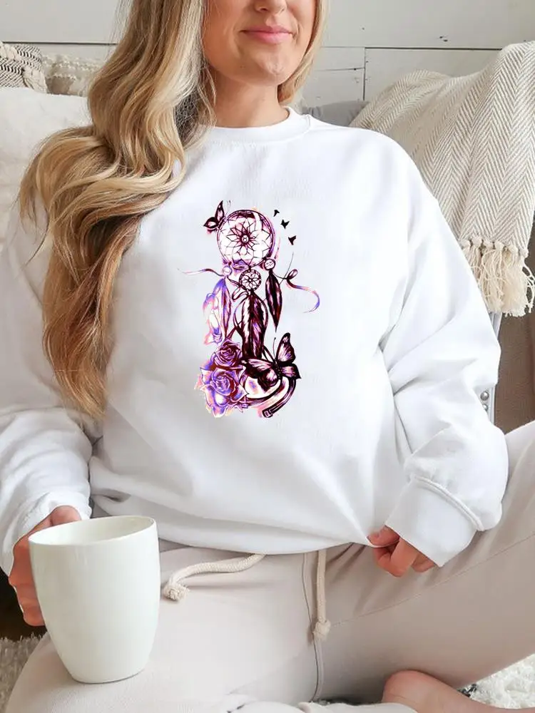 

Dream Web Sweet Lovely Cute 90s Graphic Pullovers Autumn Spring Fall Women Female Casual Clothes Fashion Aesthetic Sweatshirts
