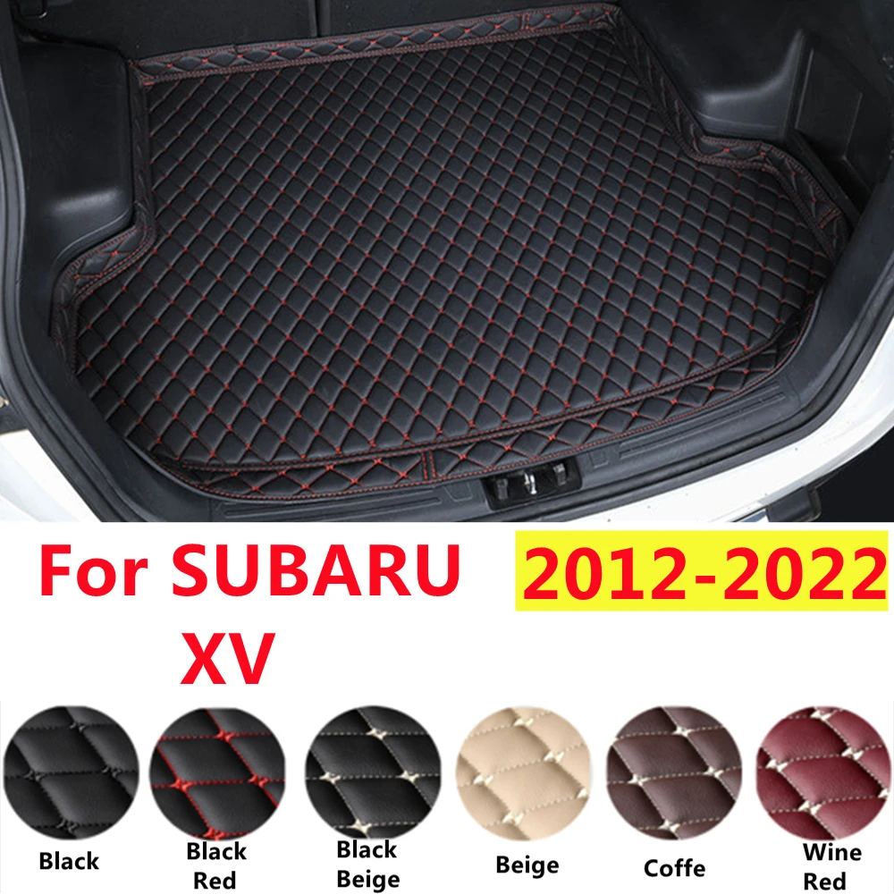 

SJ Professional XPE Leather High Side Car Trunk Mat Tail Liner Rear Cargo Pad WaterProof Fit For SUBARU XV 2012-13-14-15-2022