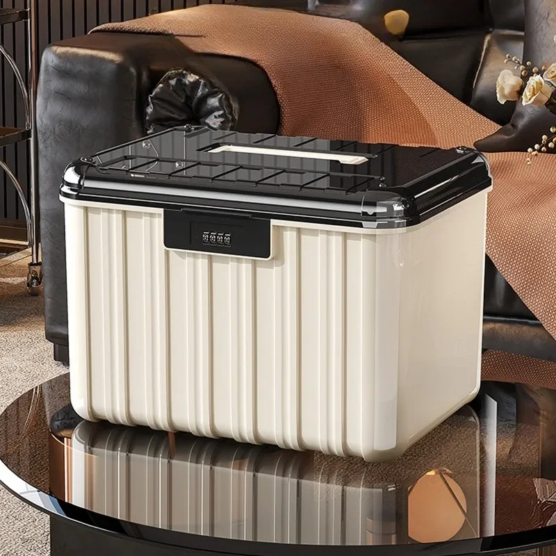 Ящик для хранения с кодовым замком из пластика