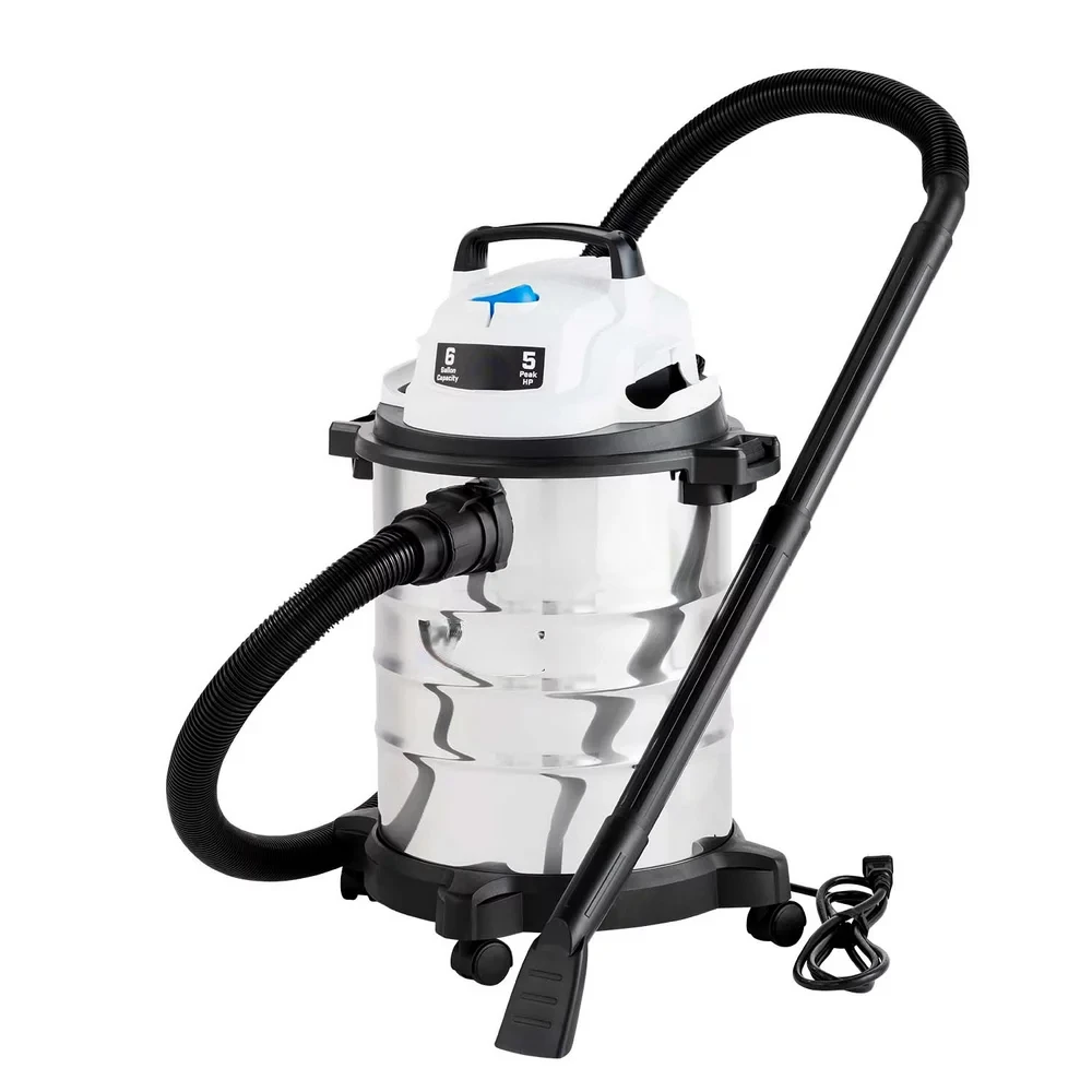 Gallon 5  HP Stainless Steel Wet/ Vacuum with Bonus Car Clea