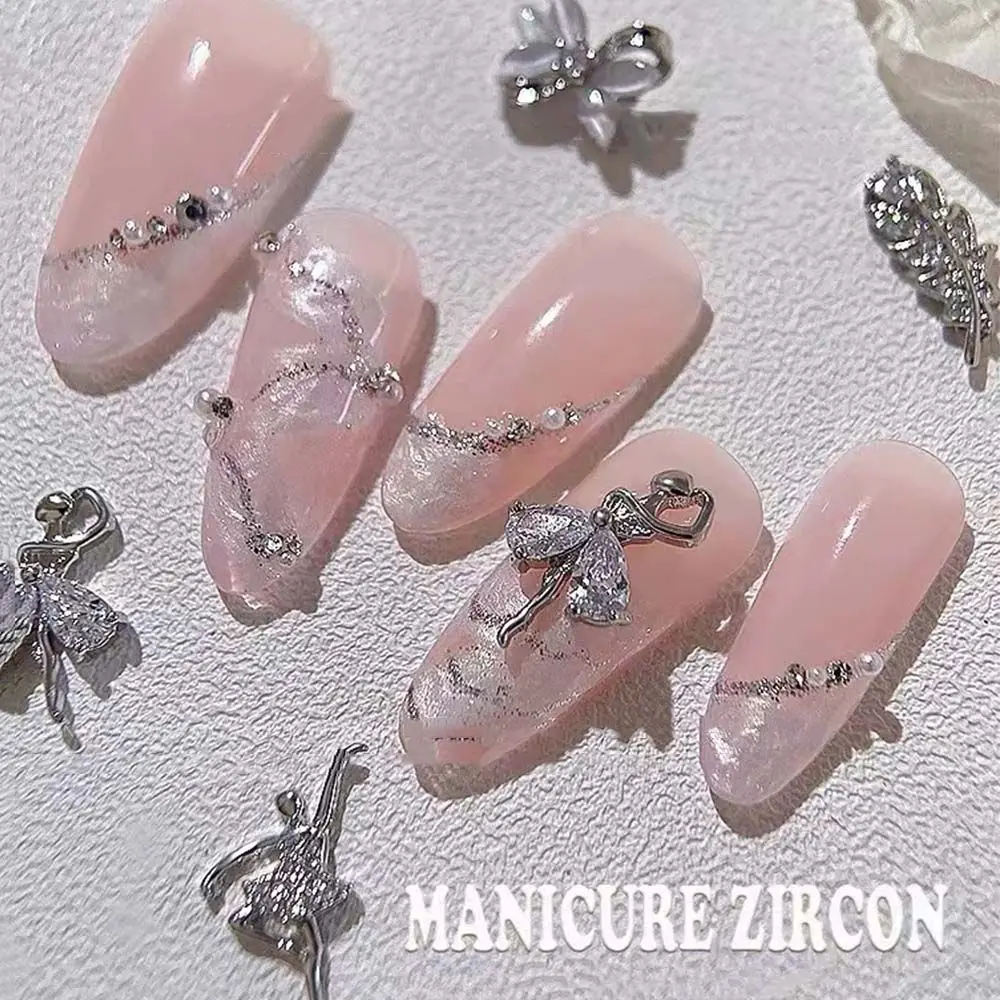 

Изысканный дизайн ногтей Стразы роскошный 3D Кот балерина перо украшения для ногтей Блестящий Циркон украшения для ногтей DIY Декор Аксессуа...