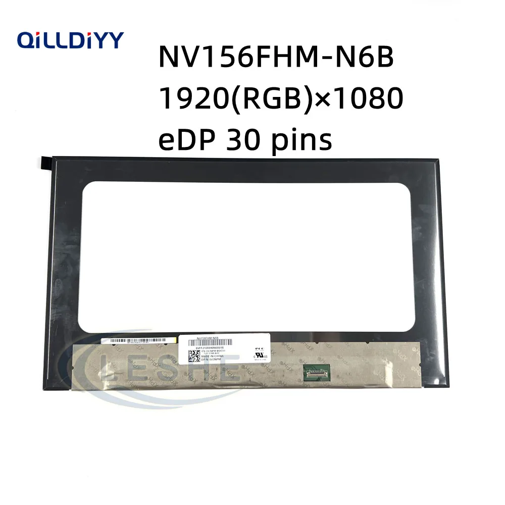 

15.6'' Original New For NV156FHM-N6B LCD Screen FHD 1920x1080 IPS Display Panel Matrix Slim 30pins Laptop Replacement