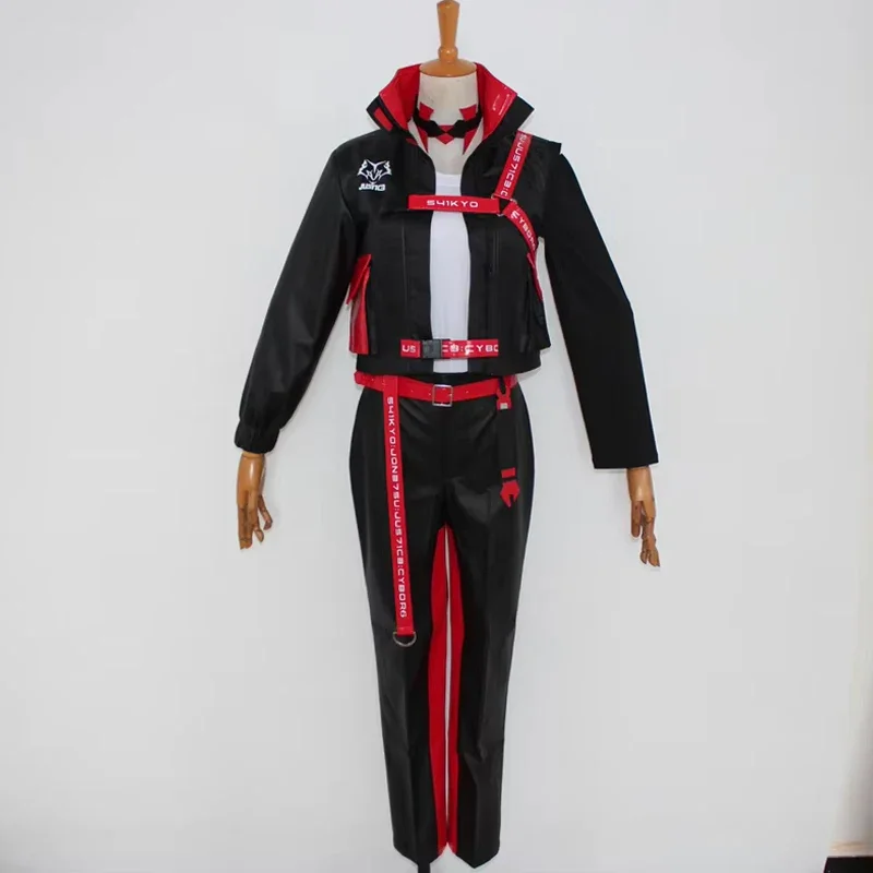 FC6VTuber Nijisanji Fulgur Ovid Uki Violeta Косплей Костюм Хэллоуин Новый год костюм для вечеринки @