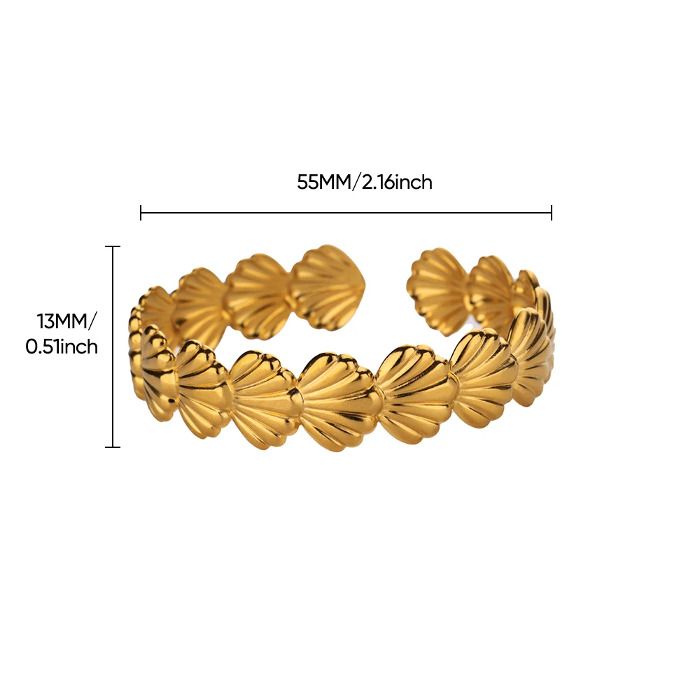 Женский Браслет-манжета из нержавеющей стали
