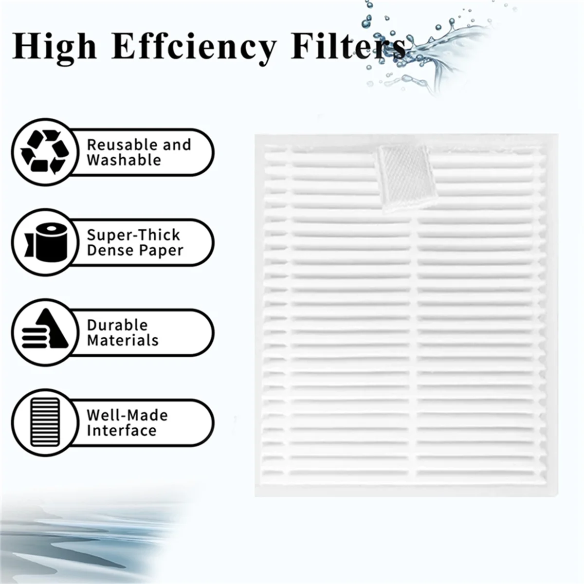 Сменные детали для робота-пылесоса Roidmi Eve CC/SDJ12RM основная боковая щетка фильтр