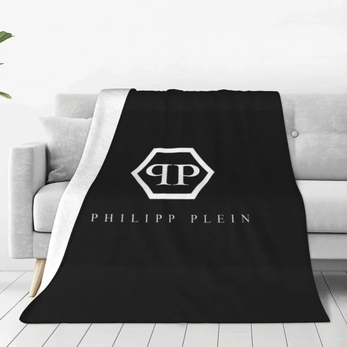 

Philipp Plein Blankets Flannel Decoration Breathable Lightweight Thin Throw Blanket for Bedding Office Bedspread