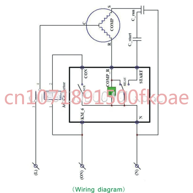 Однофазный тепловой насос мягкий стартер для 220 В 4HP/5HP кондиционер уменьшающий
