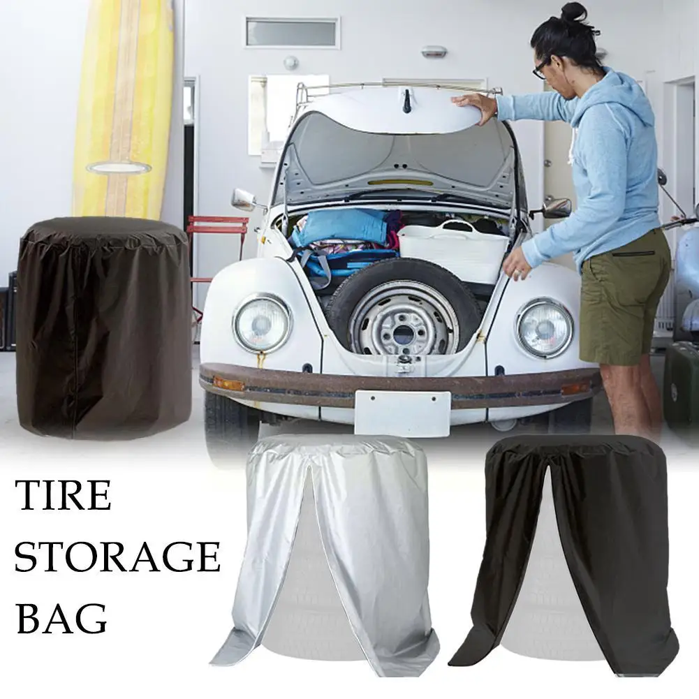 

Big Capacity Car Tire Cover 4 Tires Capacity S/L Waterproof Driving Car Bag Cover Car Outdoor Tire Cloth Tire Dust-Proof