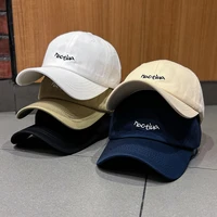 spring summer hat for women embroidery letters simple baseball cap sun hat visor curved brim unisex beach hat sun protection